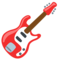 Guitar emoji on Messenger